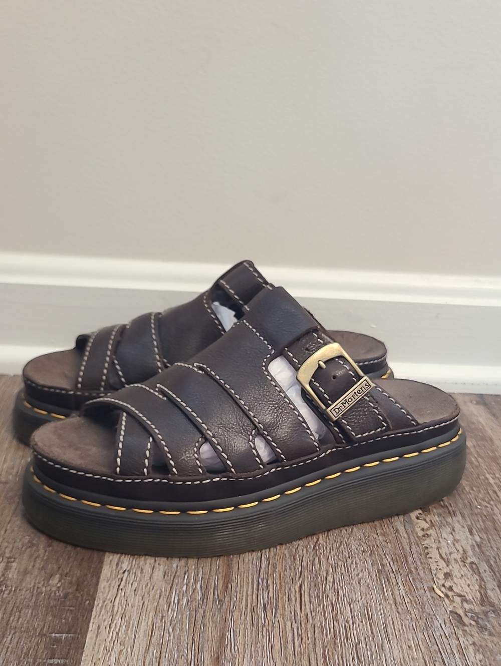 Dr. Martens Maxxy Slide AR Rogue leather sandals